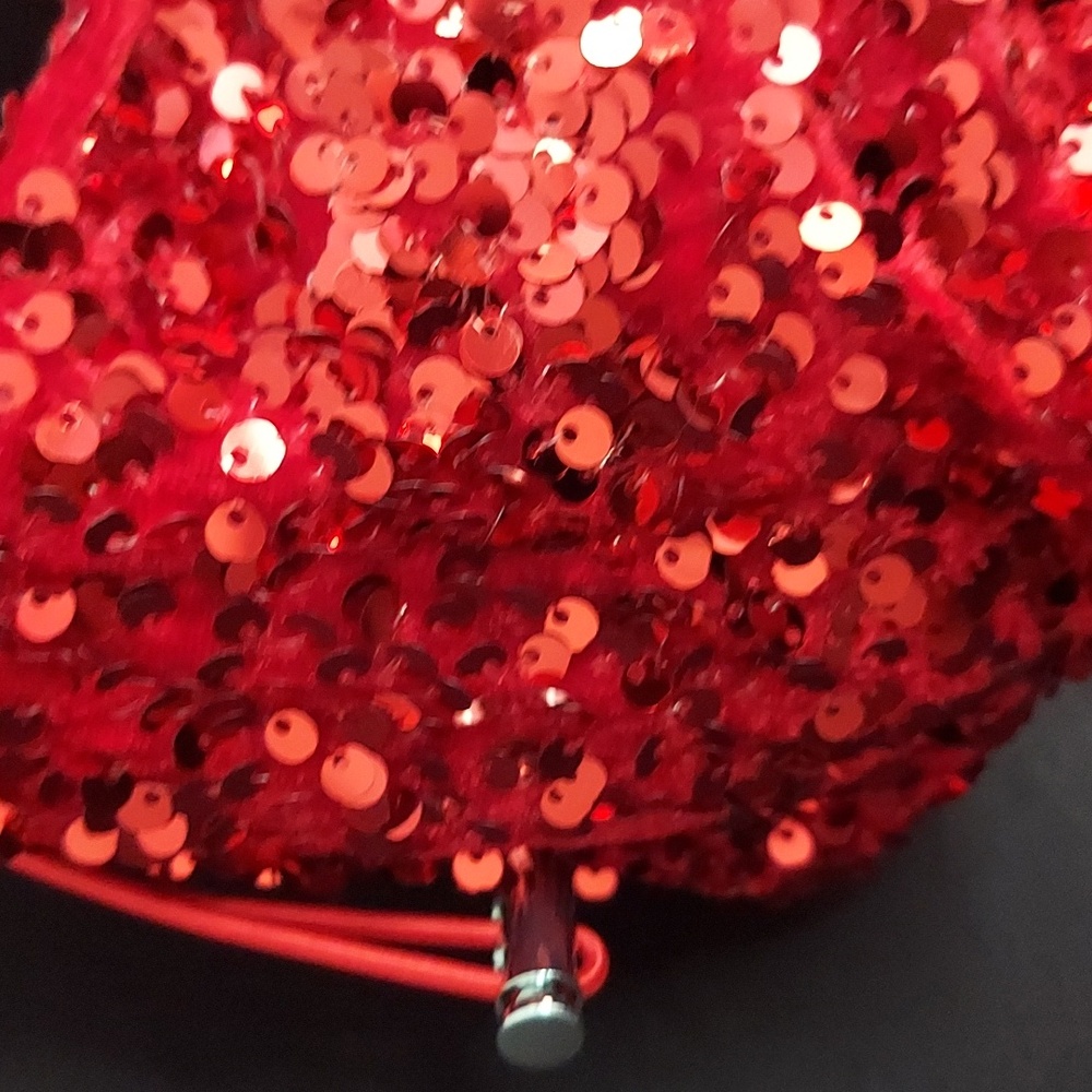 MOST WANTED Red Sequin Handbag - Picture 5 of 12